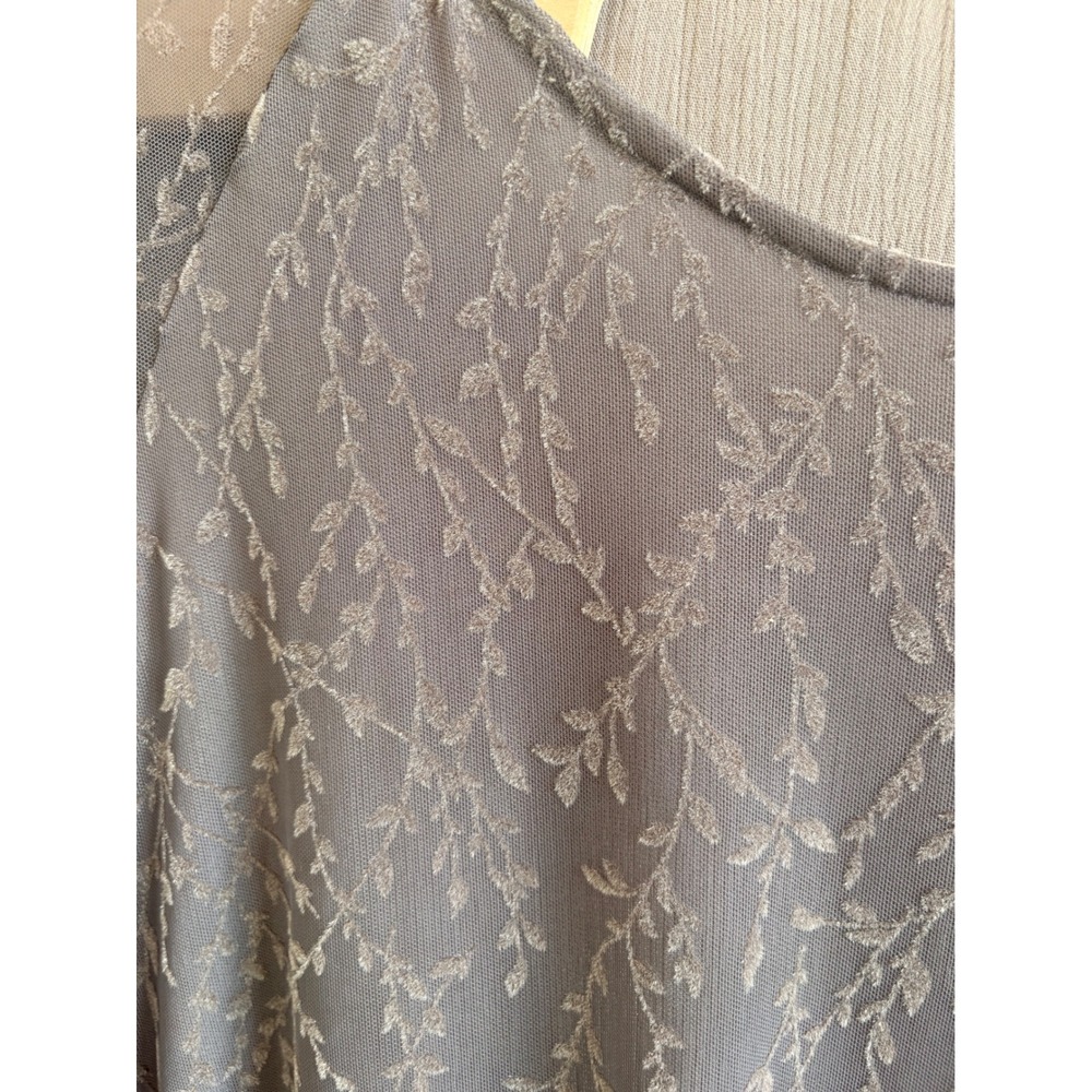 Indigo Soul Grey & Beige Layered Top - XL - Picture 6 of 8